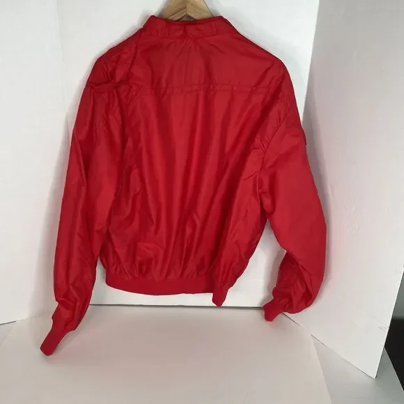 Vintage Firestone Full Zip Windbreaker Jacket, Large, Red, King Louie Pro Fit - Picture 2 of 9
